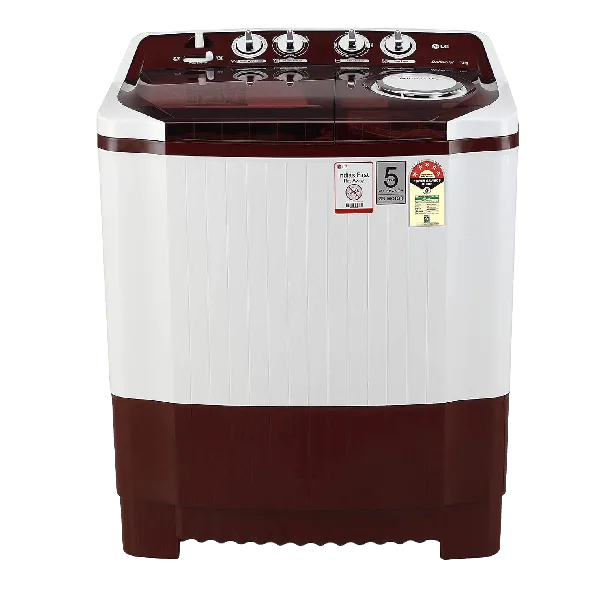 LG 7.5Kg Semi Automatic Washing Machine Red